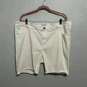 Celebrity Pink White Jean Shorts 22